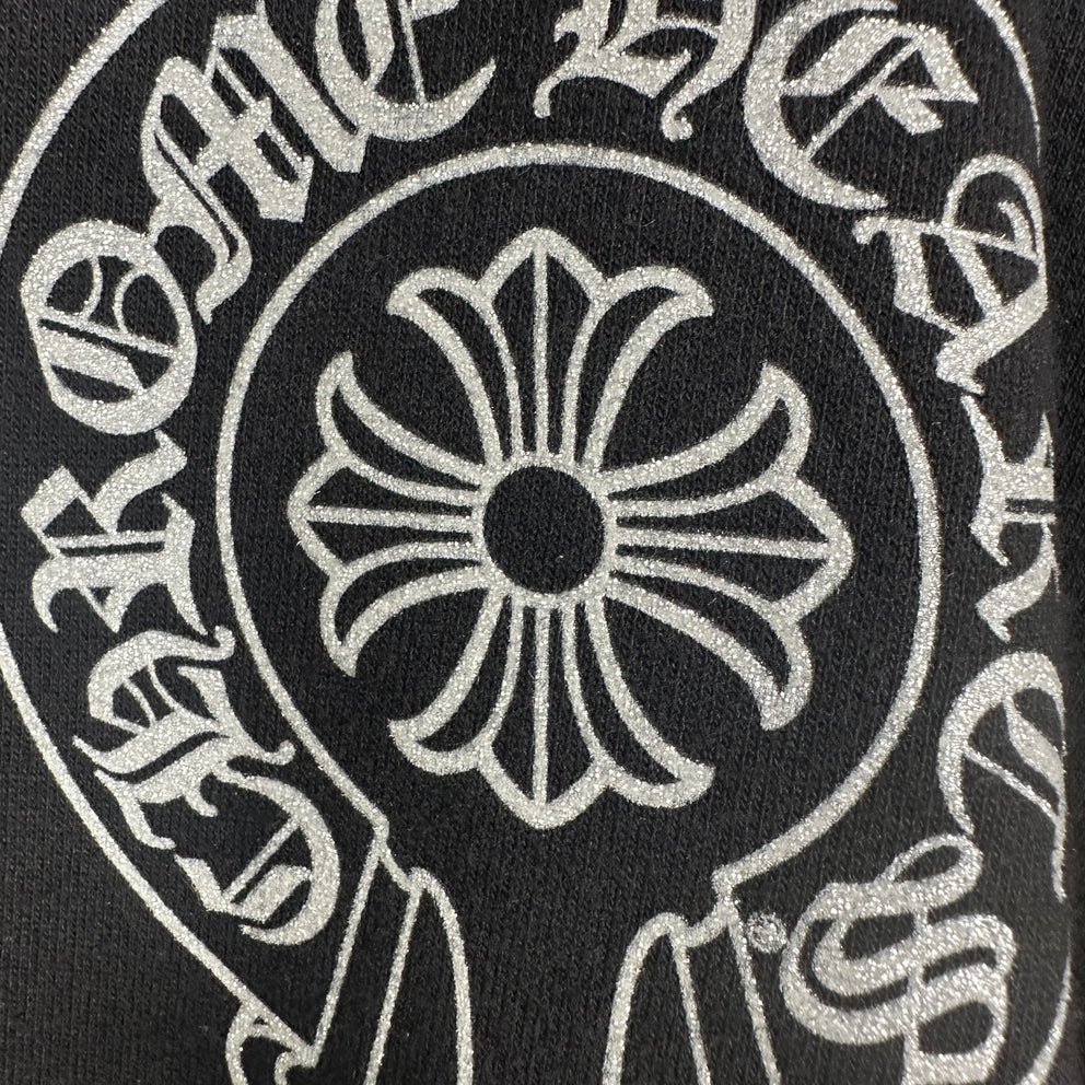 Chrome Hearts Black Glitter Hoodie Size M