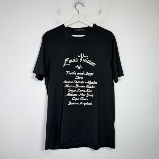 Louis Vuitton Vintage 'Trunks & Bags' Chainstitch T-Shirt