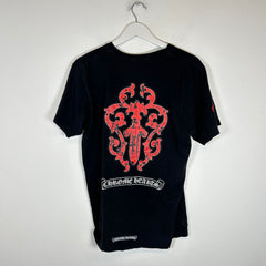 Chrome Hearts Black/Red Dagger T-Shirt Size M