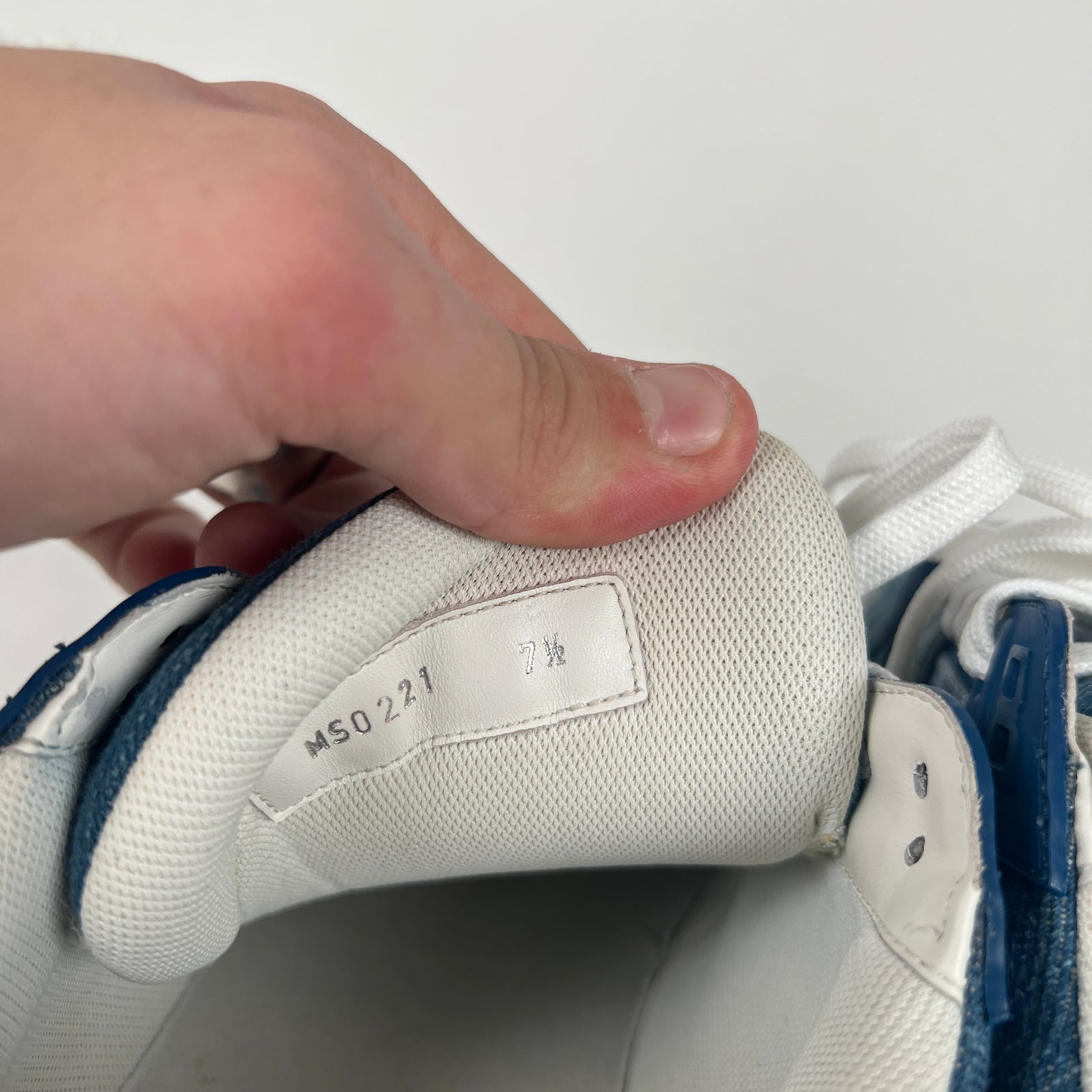 Louis Vuitton Denim Trainers Size 7.5