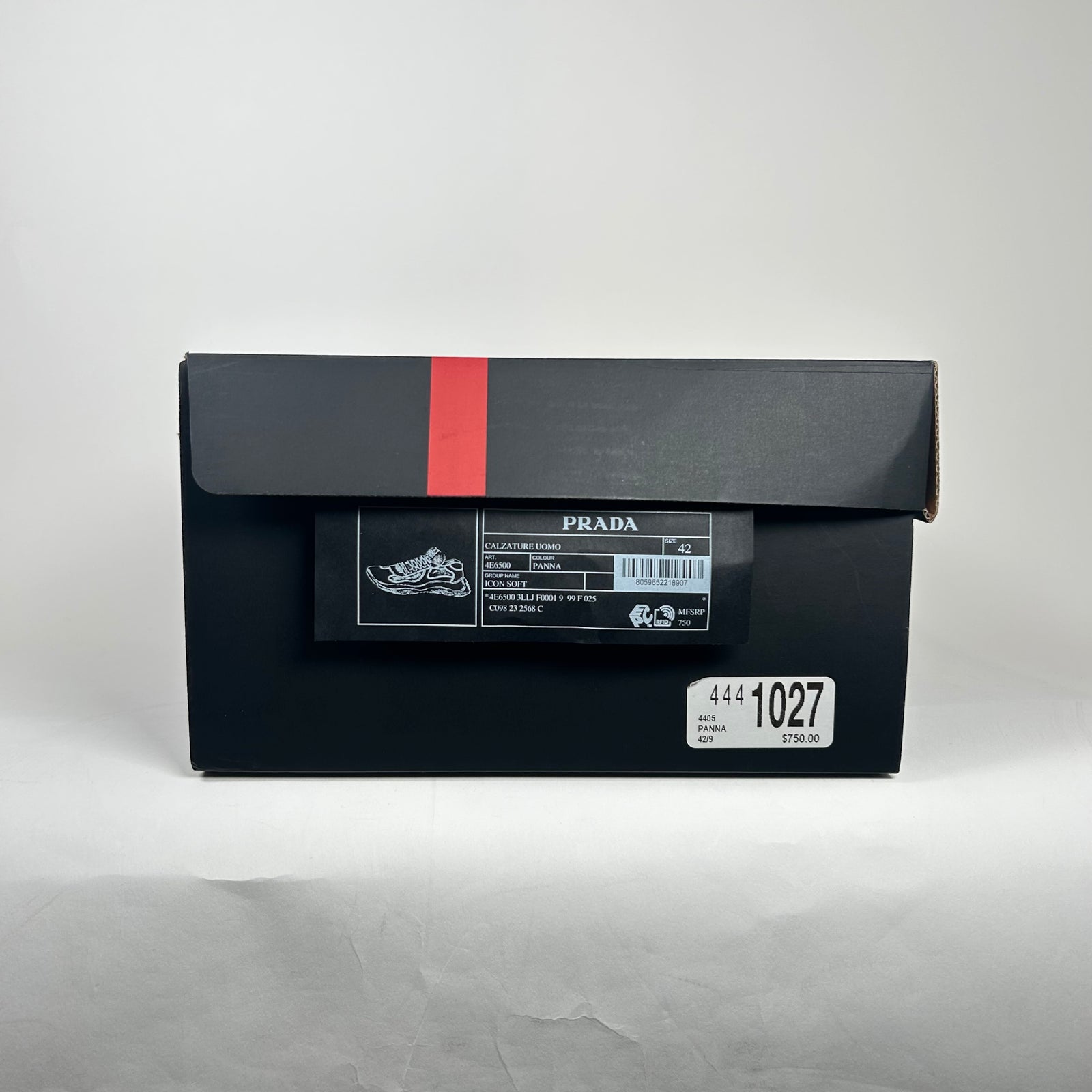 Prada Beige Rubber America Cups Size 42