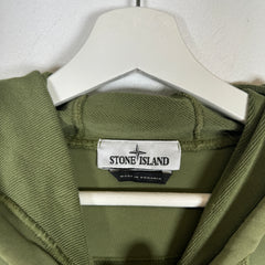 Stone Island Green Patch Hoodie Size M