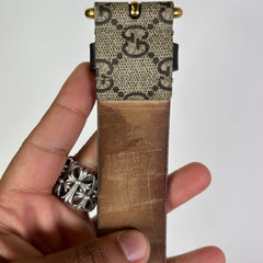 Gucci Supreme King Snake Belt Size 100