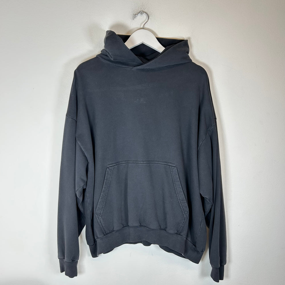 Balenciaga Black Hand Drawn Logo Hoodie Size L