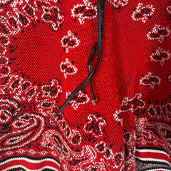 Amiri Red Knit Paisley Shorts Size L`