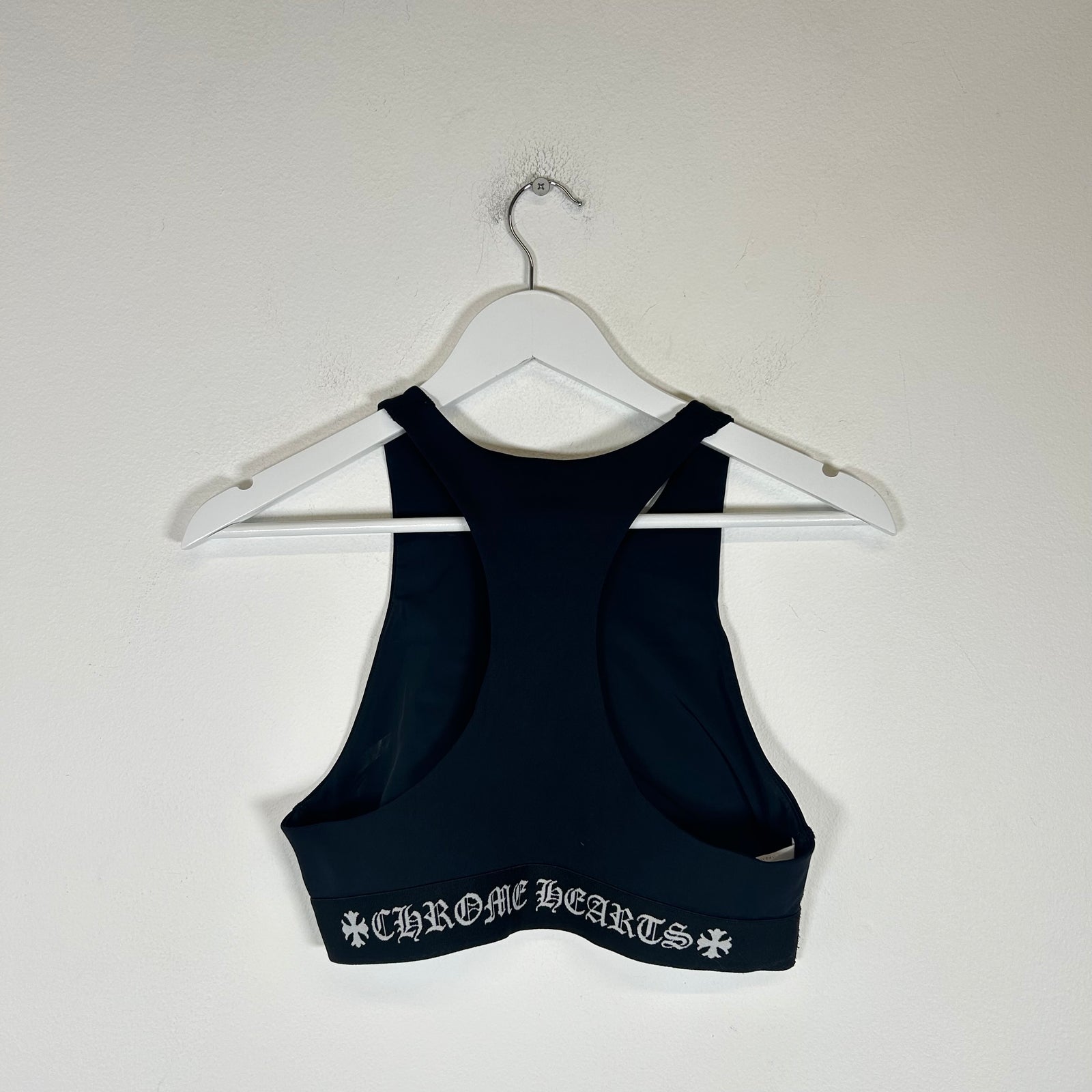 Chrome Hearts Black Sports Bra Size M