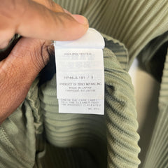 HOMME PLISSE Issey Miyake Olive Cardigan Size 3