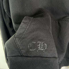 Chrome Hearts Black Vertical Logo Hoodie Size L
