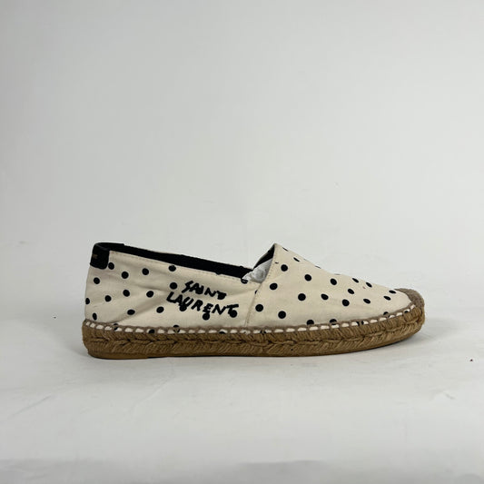 Saint Laurent Polka Dot Espadrilles Size 37.5