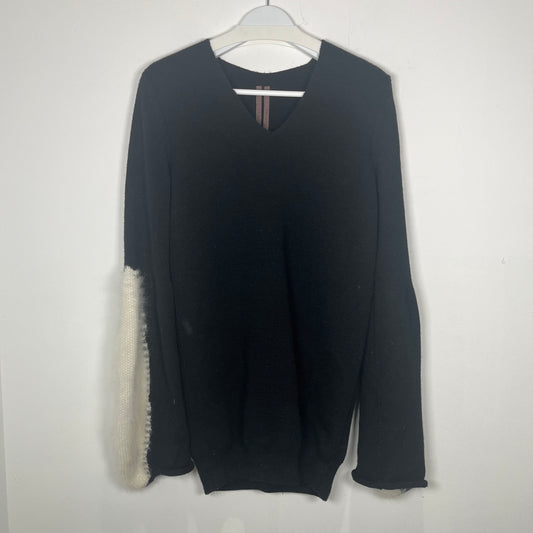 Rick Owens F/W13 'Plinth' Black Knitted Sweater Size S