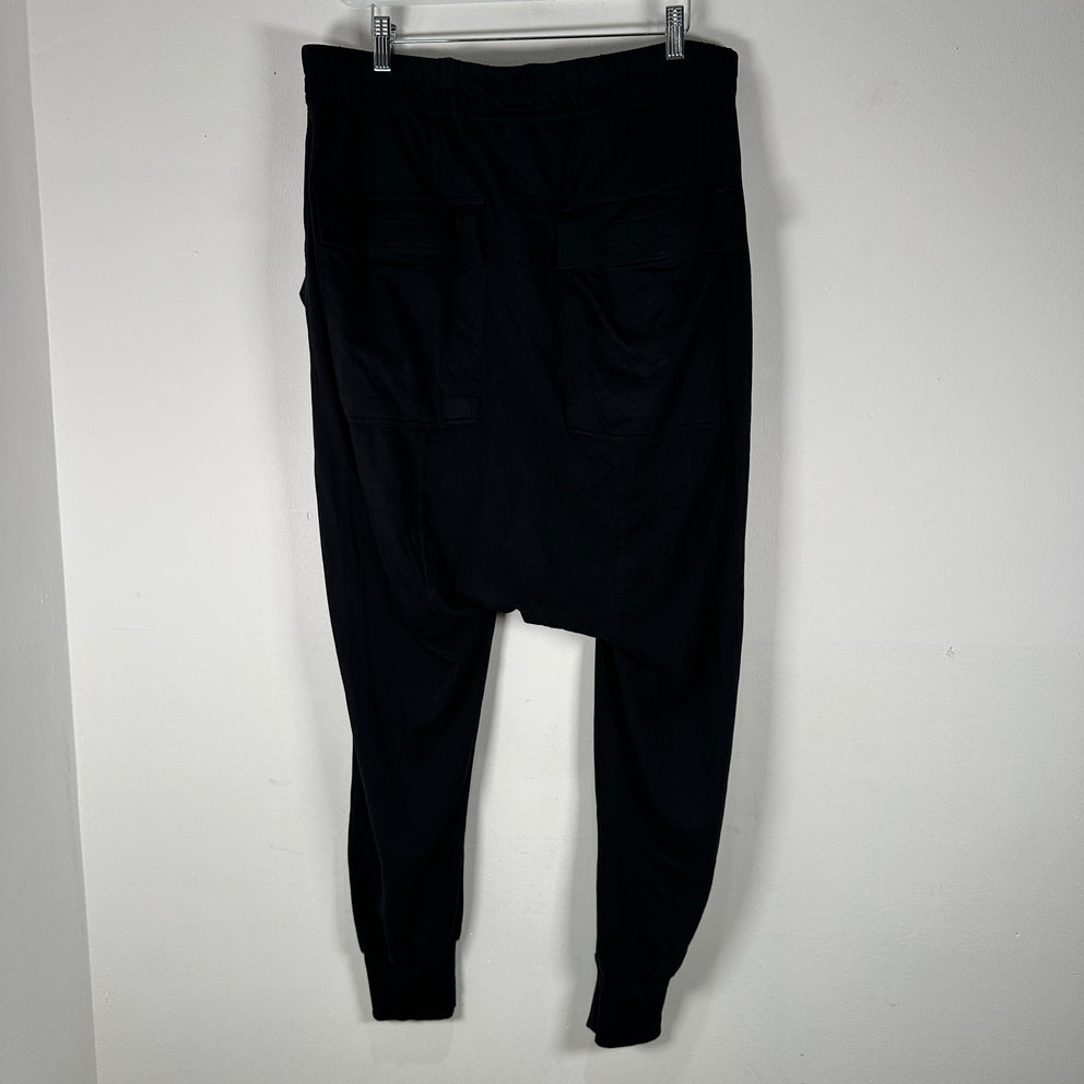 Rick Owens Black 'Prisoner' Sweatpants Size L