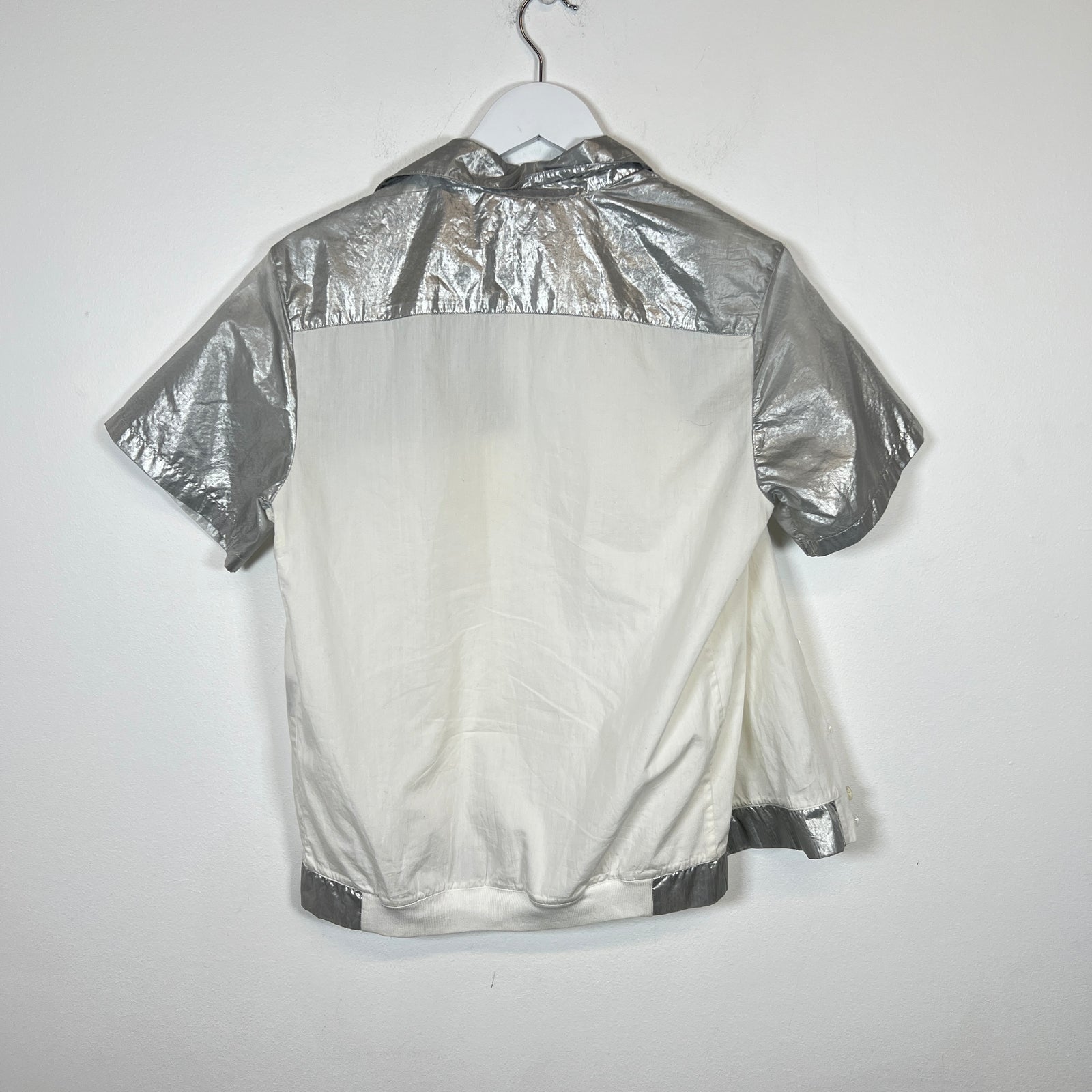 Raf Simons Silver Sleeve Button Up Size S