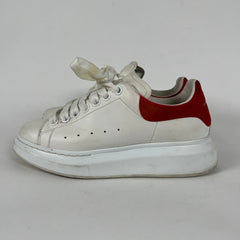 Alexander McQueen Red/White Sneakers Size 37.5