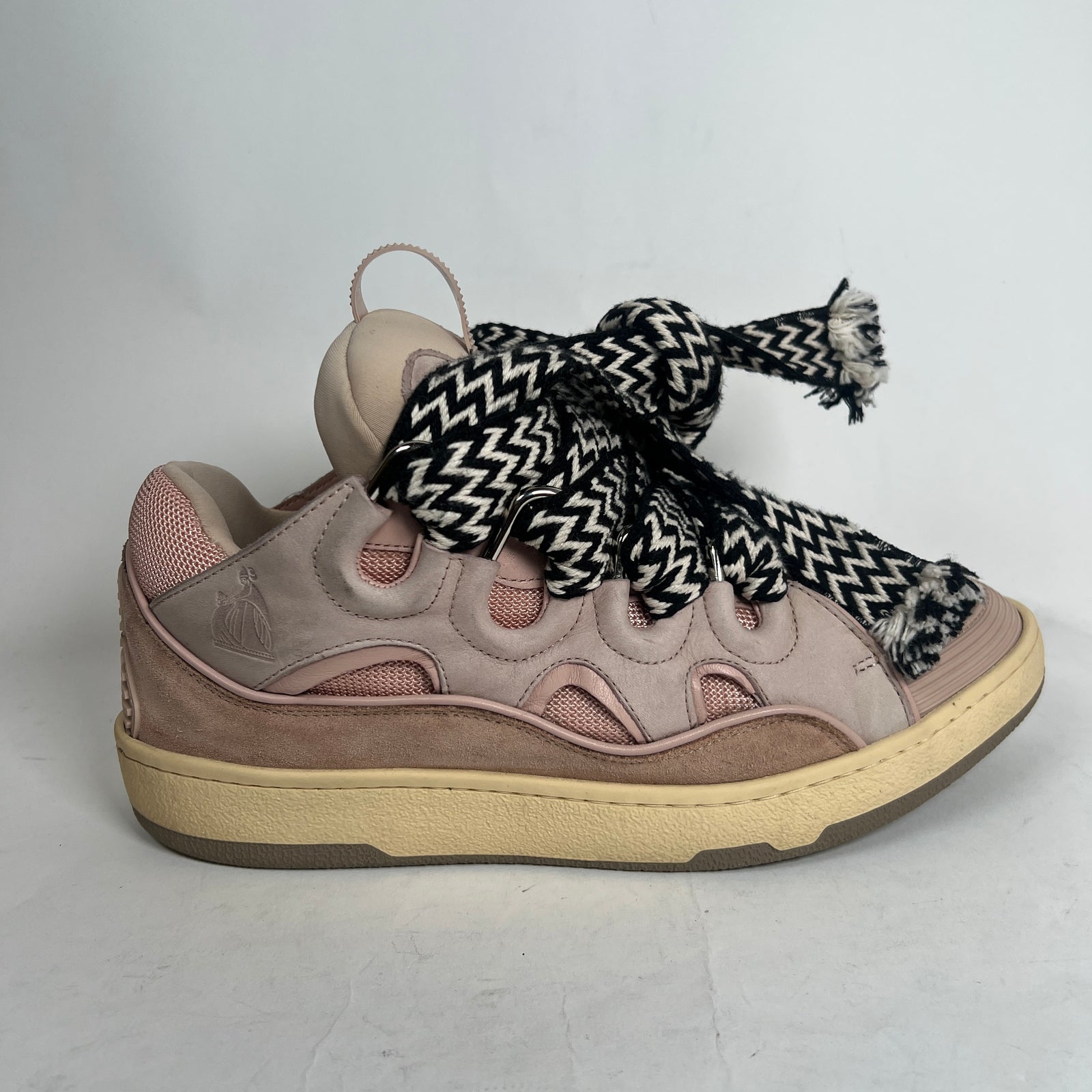 Lanvin Pink Curb Sneaker Size 42