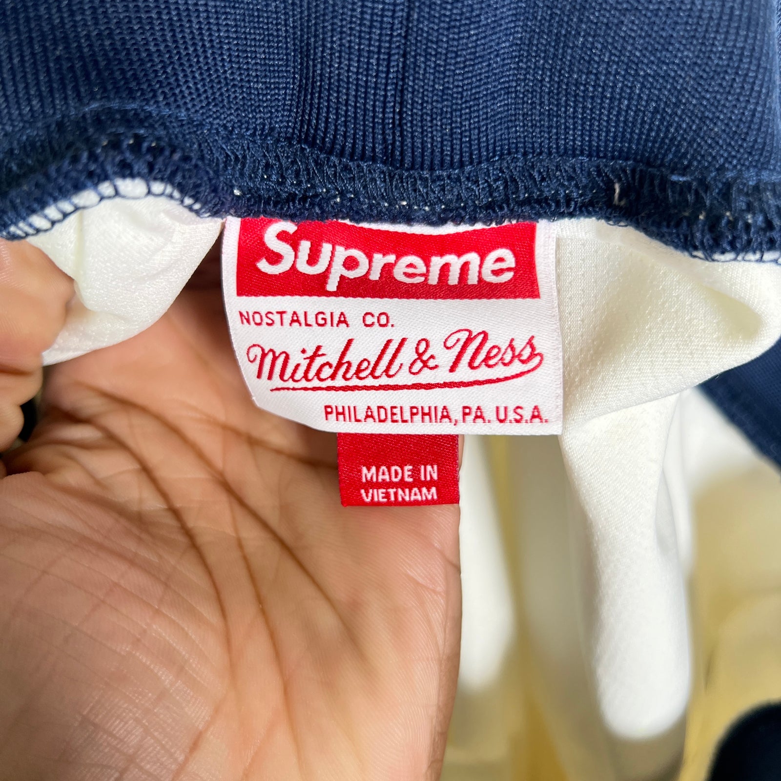 Supreme x Mitchell & Ness UNC Mesh Shorts