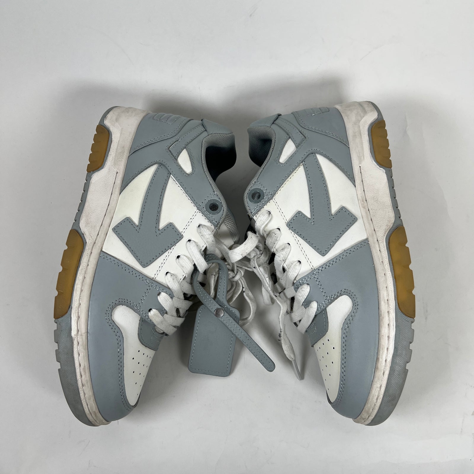 Off White Blue/White Out The Office Sneaker Size 40