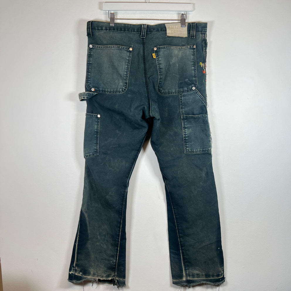 Gallery Dept Navy Painted LA Flare Carpenter Pants Size 35