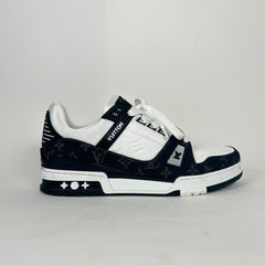 Louis Vuitton Black Monogram Denim Trainer Size LV 9