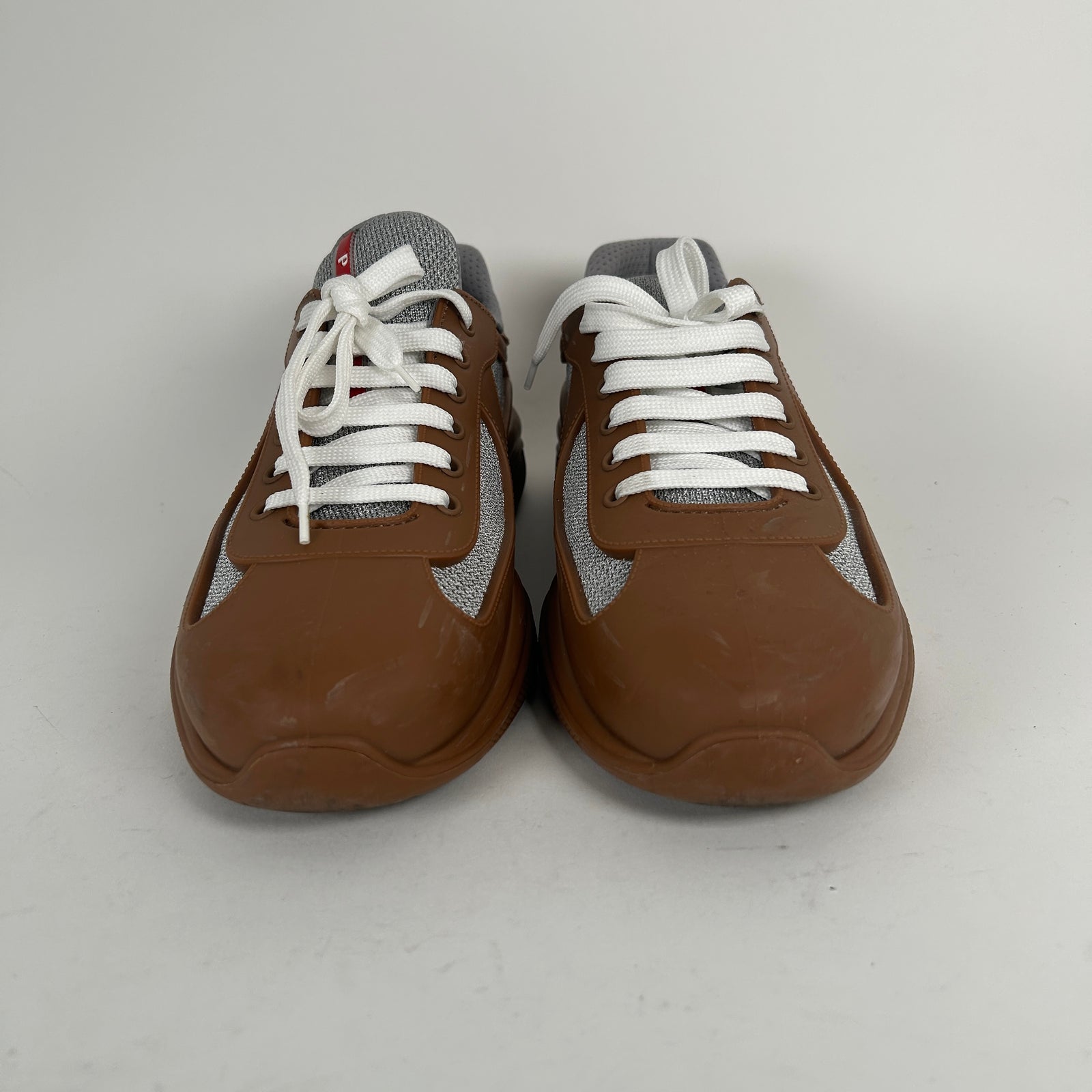 Prada Brown Rubber Cups Size 44