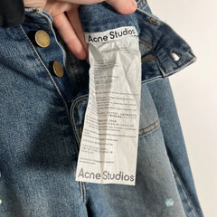 Acne Studios Lightwash Sticker Jeans Size 33
