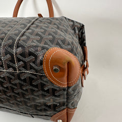 Goyard Black & Tan Goyardine Boeing 30
