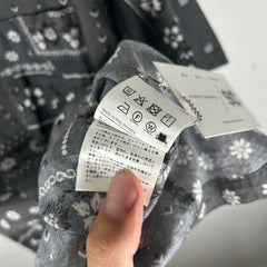Neighborhood Grey Bandana Button-Up Shirt Size L