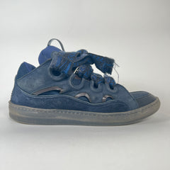 Lanvin Navy Curb Sneakers Size 45
