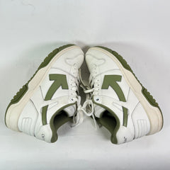Off-White Olive Green Out Of Office Sneaker Size 43