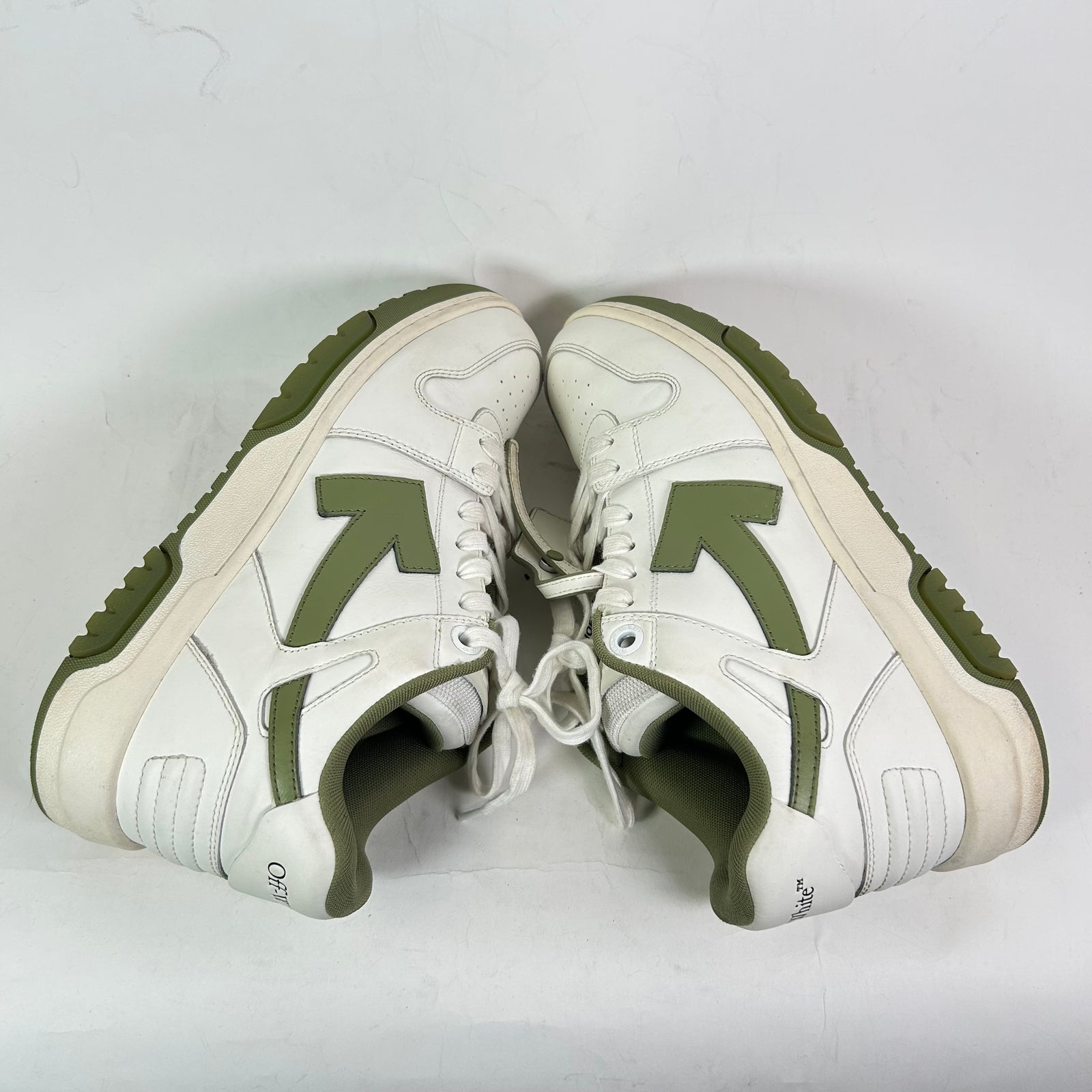 Off-White Olive Green Out Of Office Sneaker Size 43