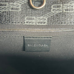 Balenciaga Black BB Monogram Tote Bag