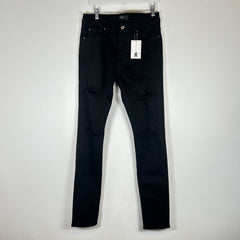 Amiri Black Distressed Thrasher Jeans Size 34