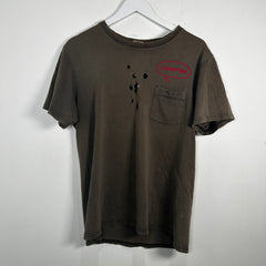 Number (N)ine 'Cigarettes' Brown Distressed T-Shirt Size 4