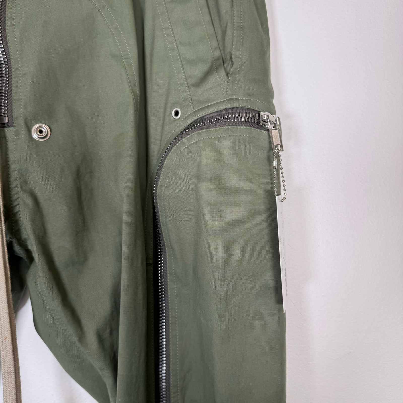 Rick Owens Moss Bauhaus Cargo Pants Size 36