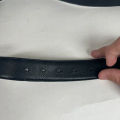 Burberry Black Monogram Motif Belt Sz 95