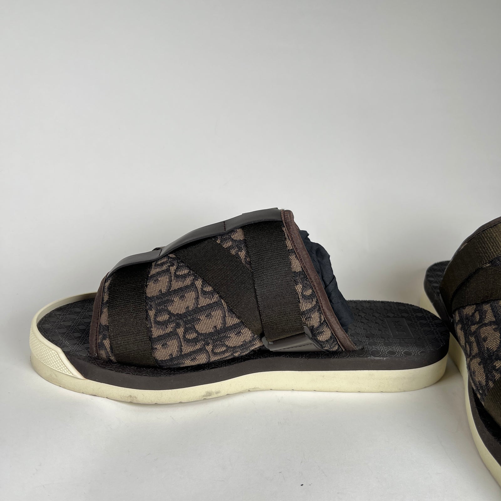 Dior Brown Alpha Sandal Size 46