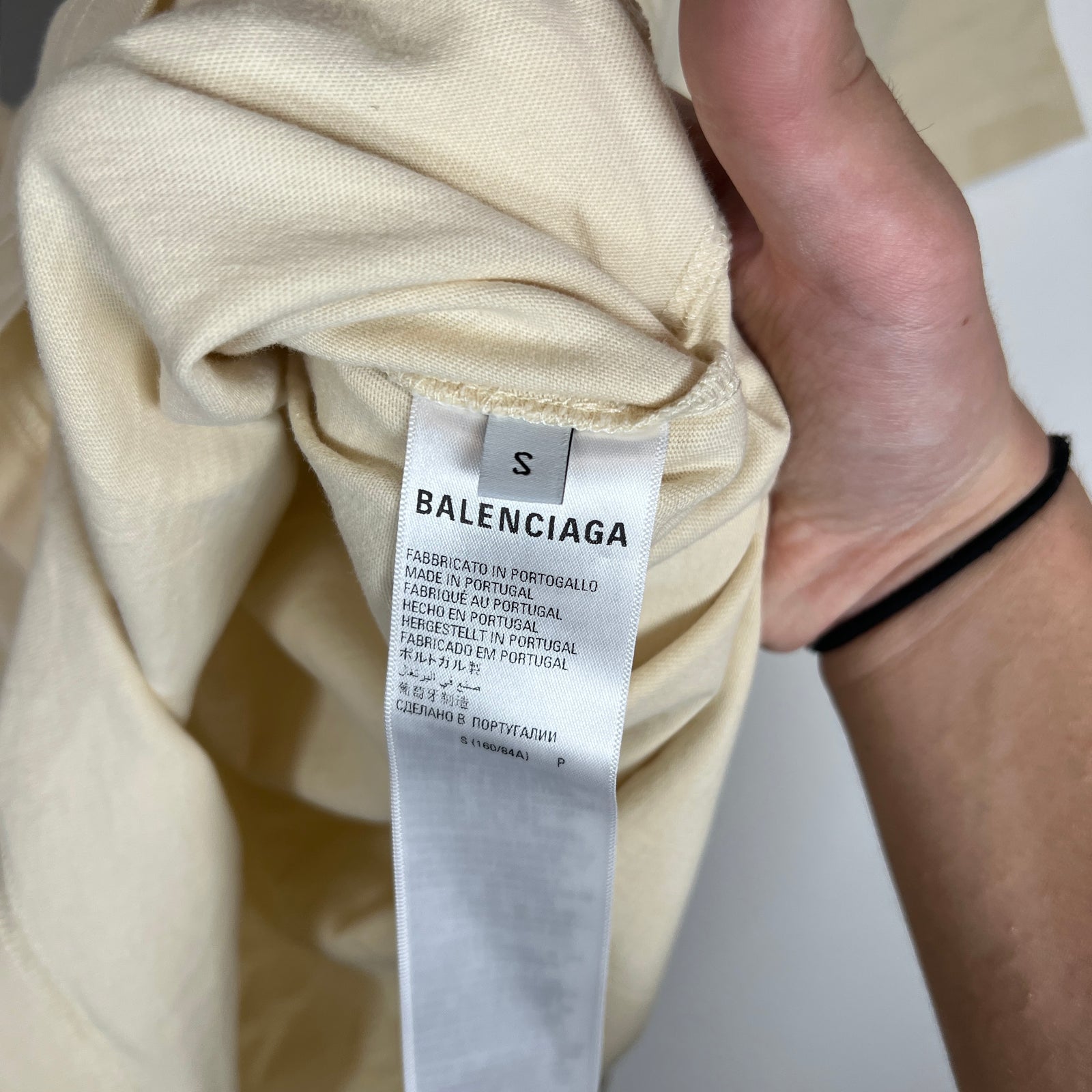 Balenciaga Logo Carmel T-Shirt Size S