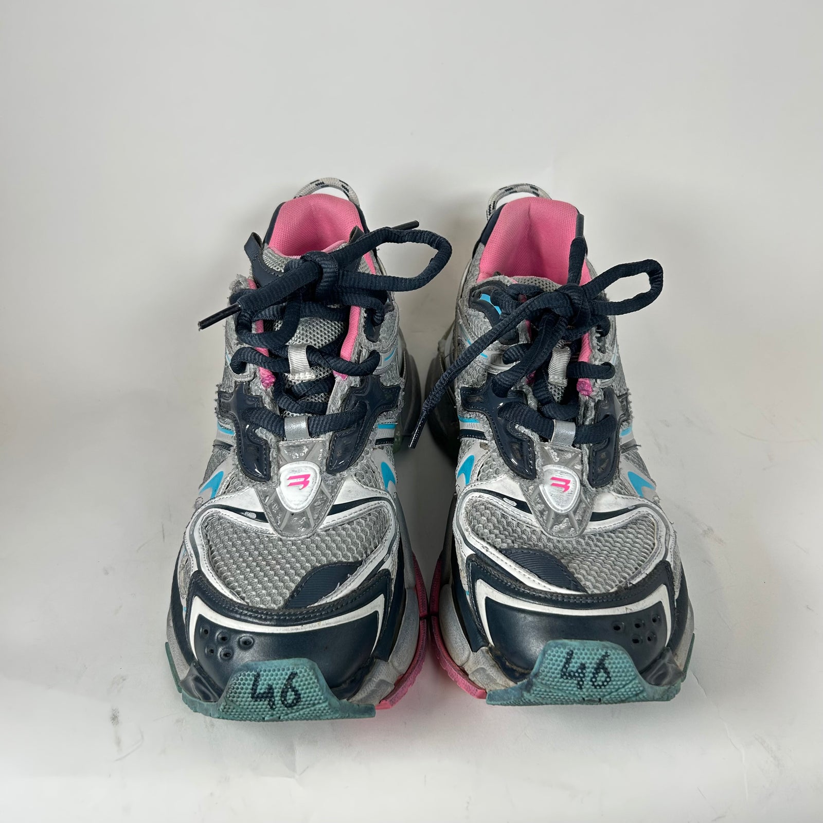 Balenciaga Multicolor Mesh Runner 2.0 Size 46