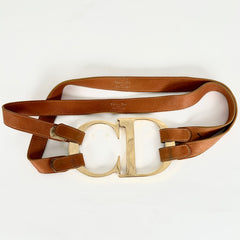 Christian Dior SS00 Gold 'CD' Jumbo Belt Size S