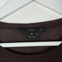 Gucci Maroon Knit Turtleneck Size M