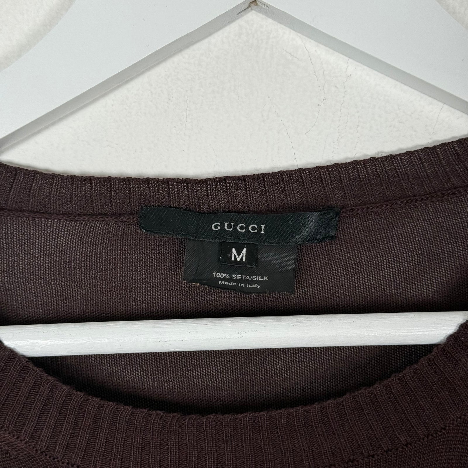 Gucci Maroon Knit Turtleneck Size M