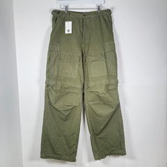 Balenciaga AW20 Green Convertible Cargo Pants Size 34