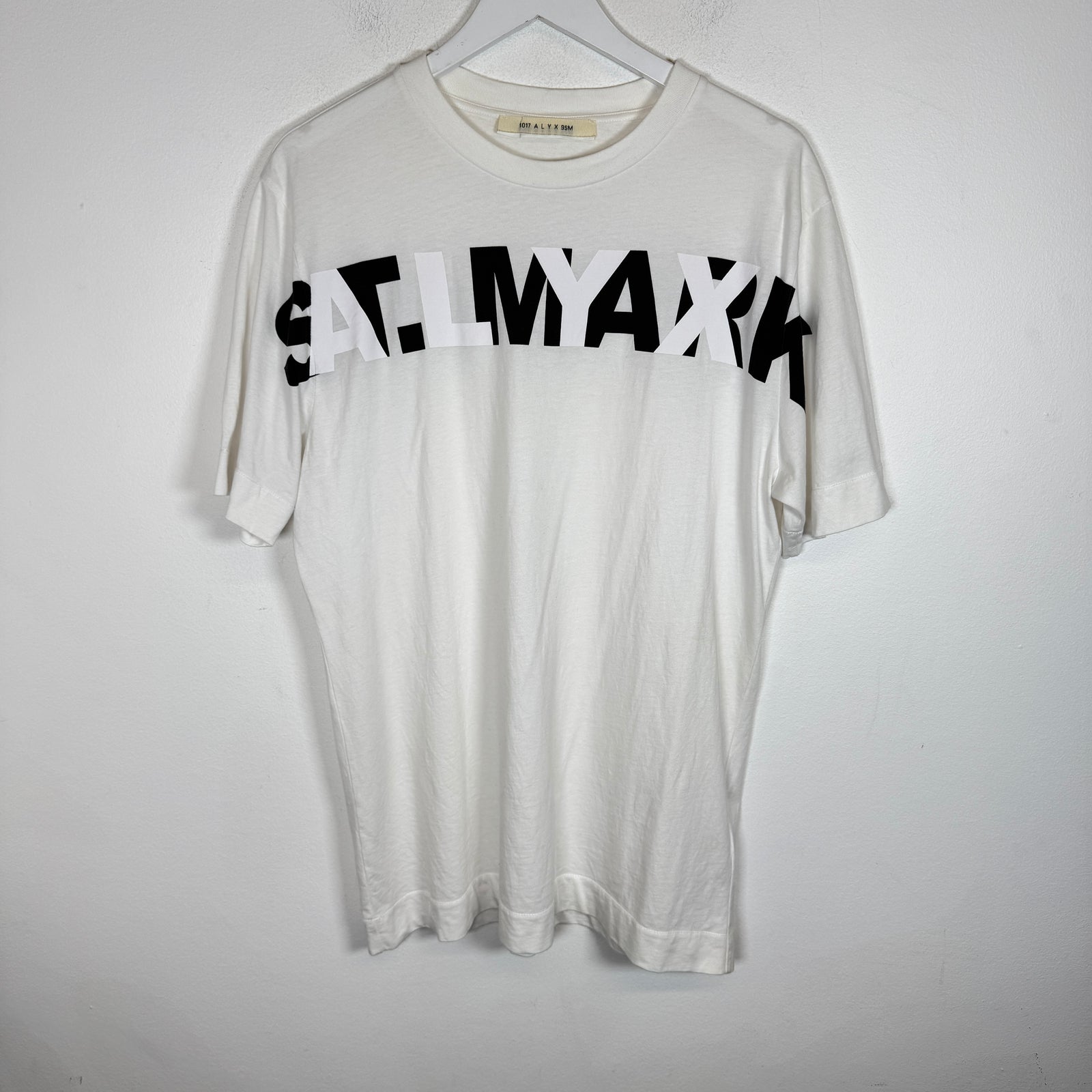 Alyx White St Mark Logo T-Shirt Size L
