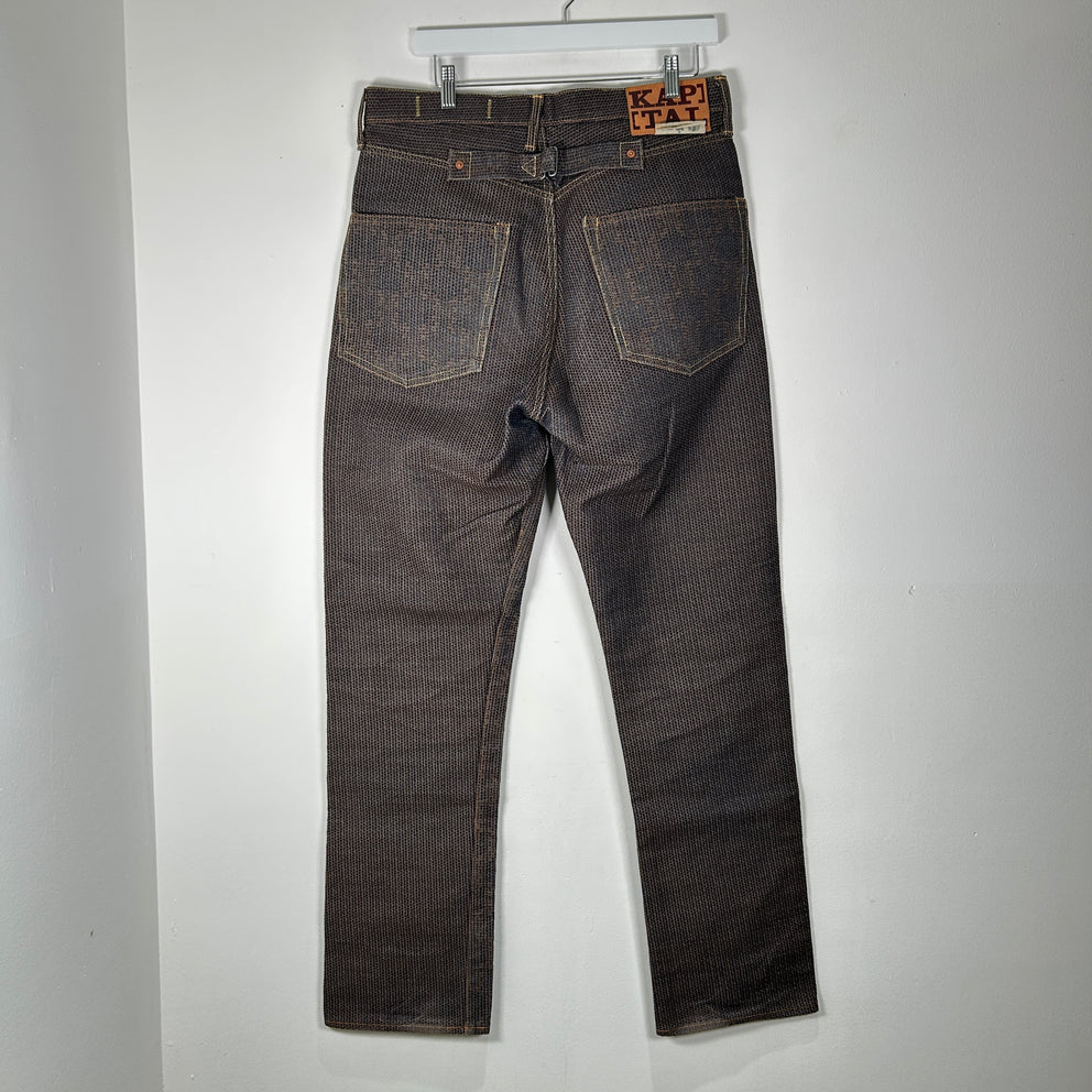 Kapital Brown Century Denim Size 34