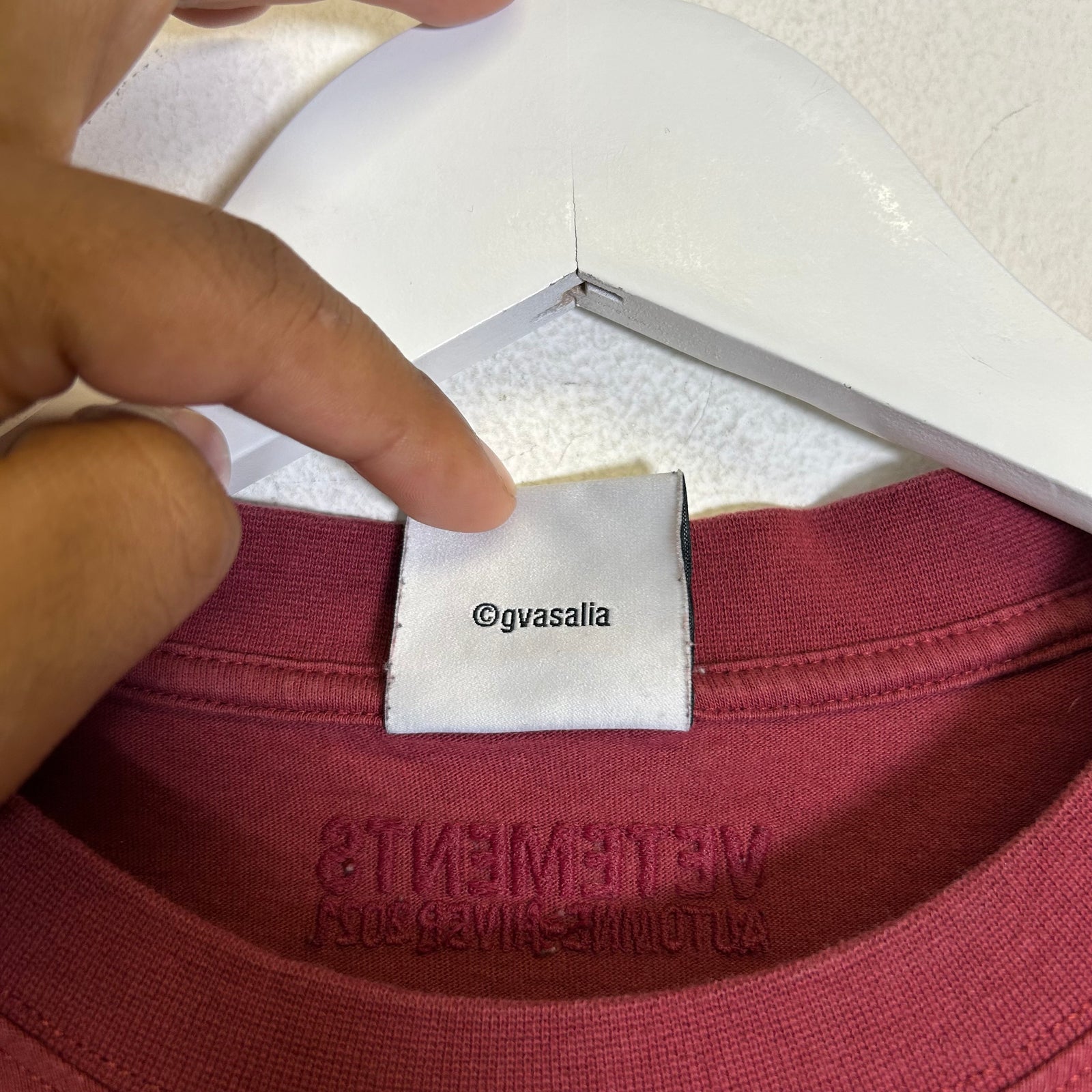 Vetements Handwritten Logo T-Shirt