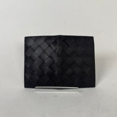 Bottega Veneta Brown/Blue Bi-Fold Wallet