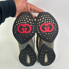 Gucci Gray/Brown Interlocking G Runners Size GG 39.5