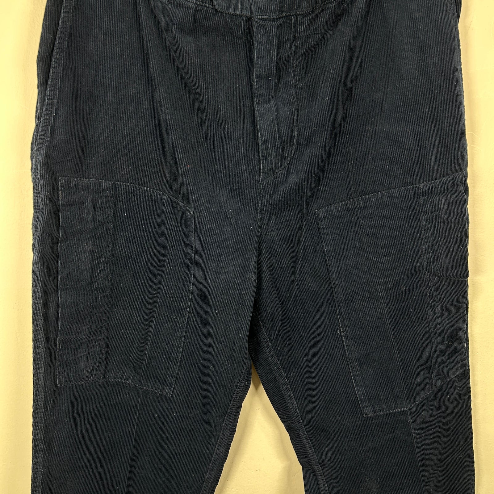 Brunello Cucinelli Blue Corduroy Cargo Pants Size 34
