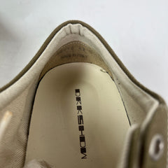 Rick Owens DRKSHDW Canvas Vintage Low-Top Sneakers