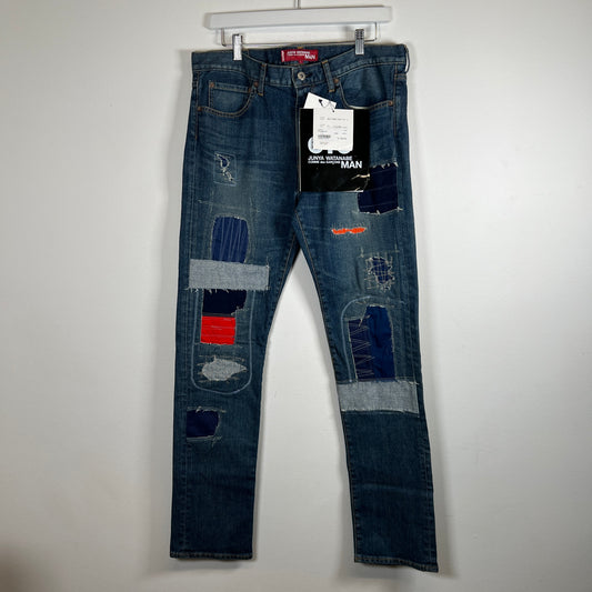 Junya Watanabe Patchwork Slim Fit Jeans Size 34