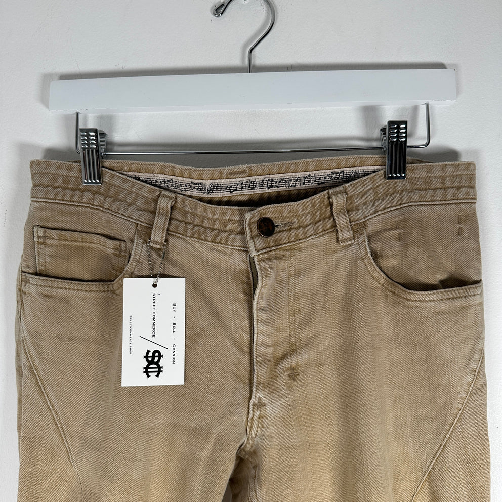Number (N)ine Pain Khaki Denim Size 30x32